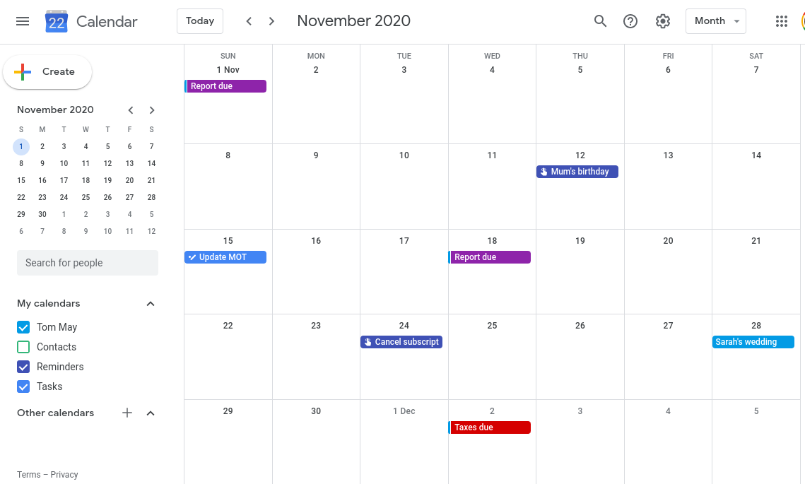 brst calendar app for mac